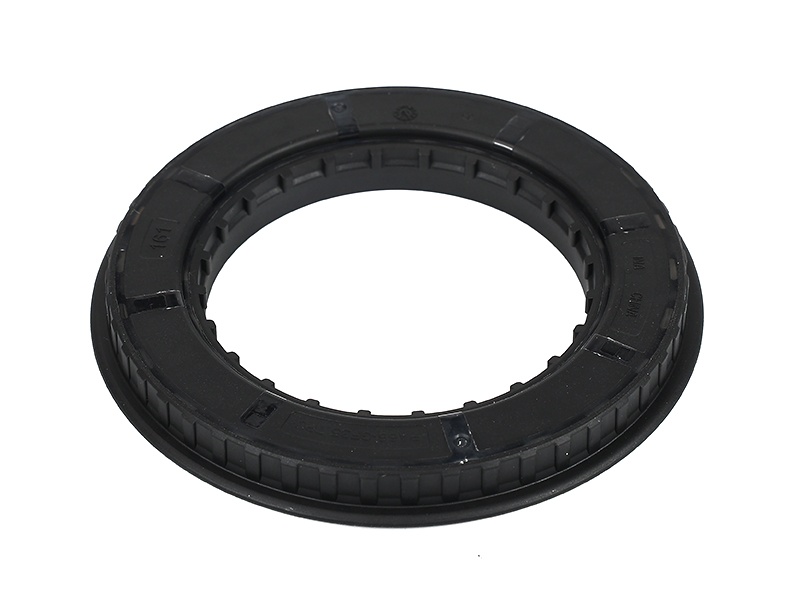 Shock absorber bearing cover with TPU lagging